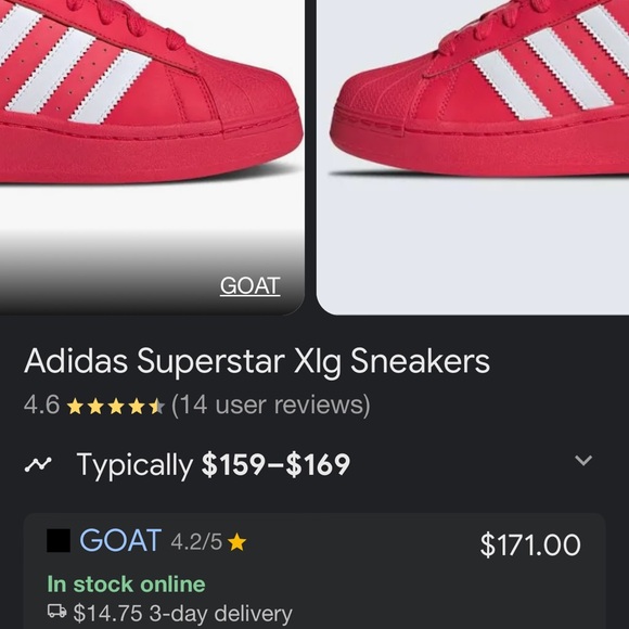 ADIDAS SUPERSTAR XLG W❤️ - Picture 7 of 8